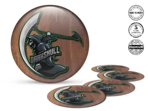 Epoxy Dome Sticker Quantum Hub